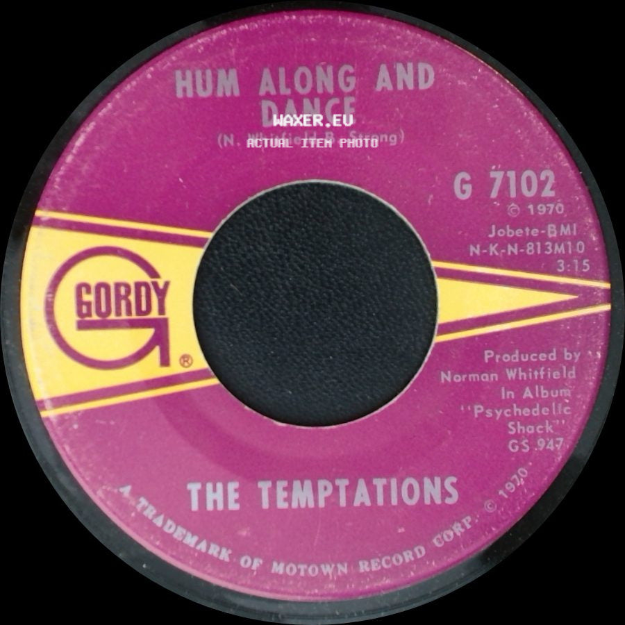 The Temptations - Hum Along And Dance / Ungena Za Ulimwengu (Unite The World) side A