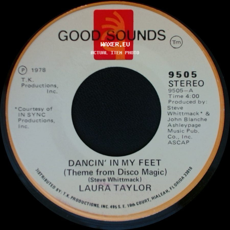 Laura Taylor - Dancin' In My Feet (Theme From Disco Magic) / Lady Scorpio side A