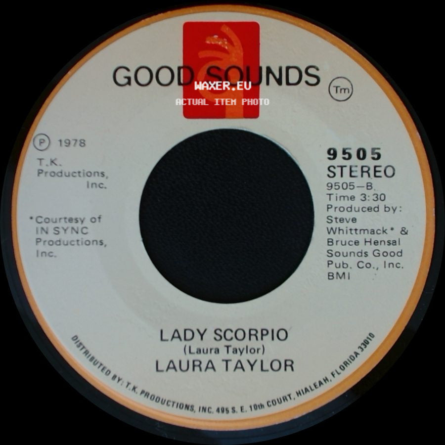 Laura Taylor - Dancin' In My Feet (Theme From Disco Magic) / Lady Scorpio side B