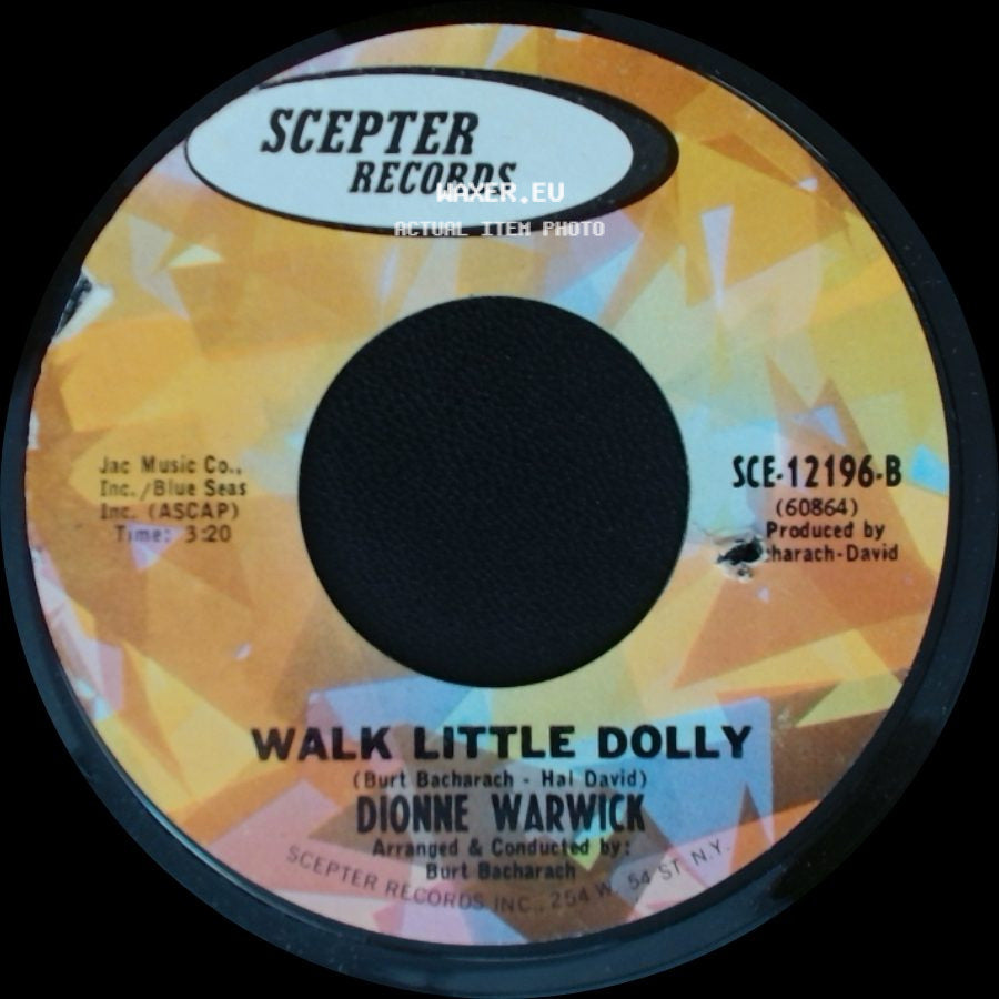 Dionne Warwick - Walk Little Dolly / The Windows Of The World side A