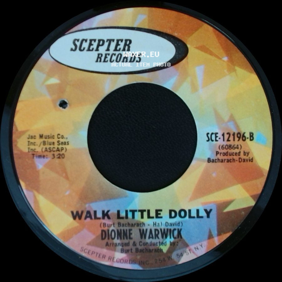 Dionne Warwick - The Windows Of The World / Walk Little Dolly side B