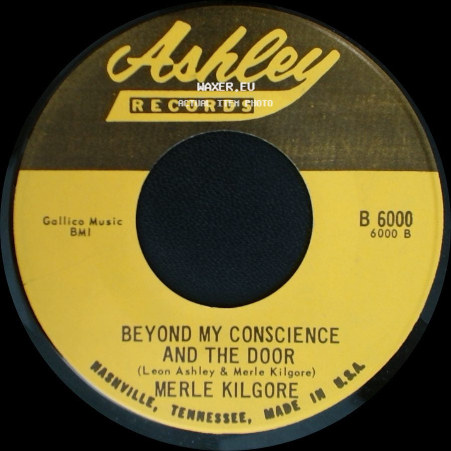 Merle Kilgore - Packing An Unpacking / Beyond My Conscience And The Door side B