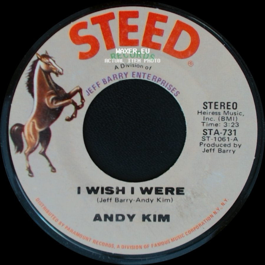 Andy Kim - I Wish I Were / Walkin' My La De Da side A