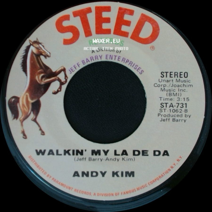 Andy Kim - I Wish I Were / Walkin' My La De Da side B