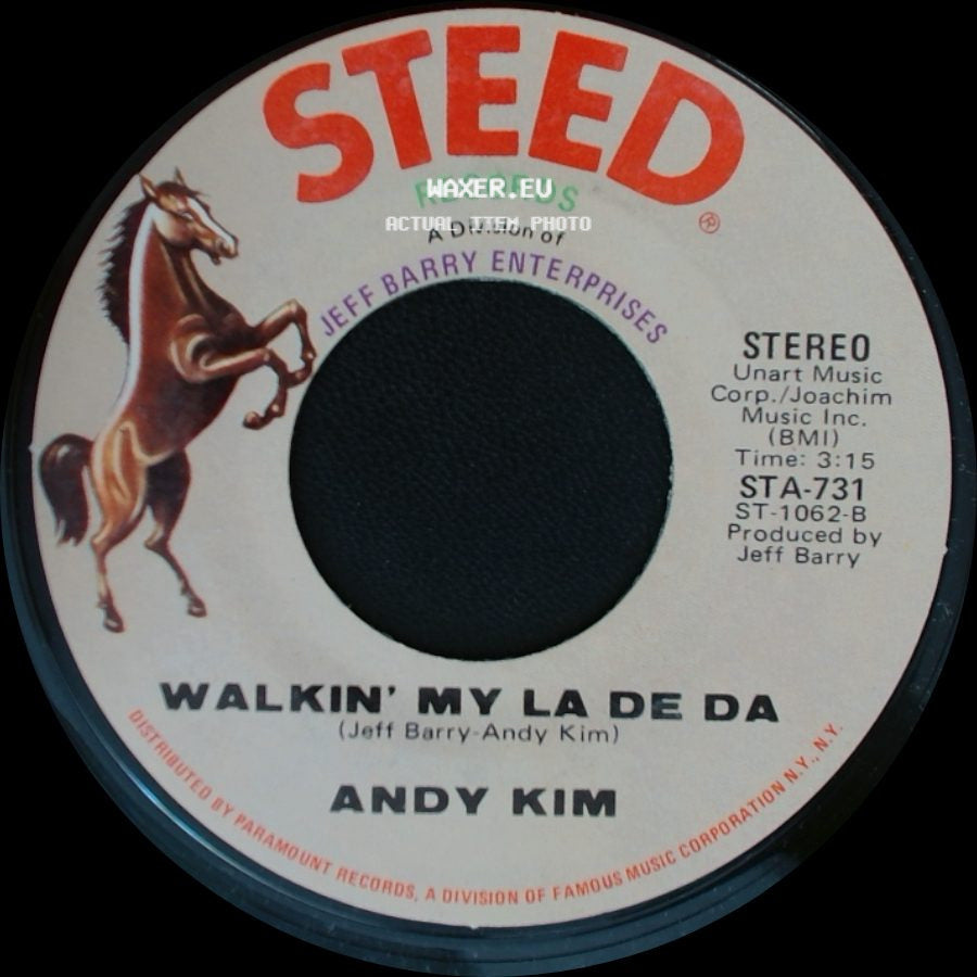 Andy Kim - Walkin' My La De Da / I Wish I Were side A