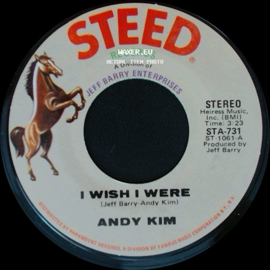 Andy Kim - Walkin' My La De Da / I Wish I Were side B