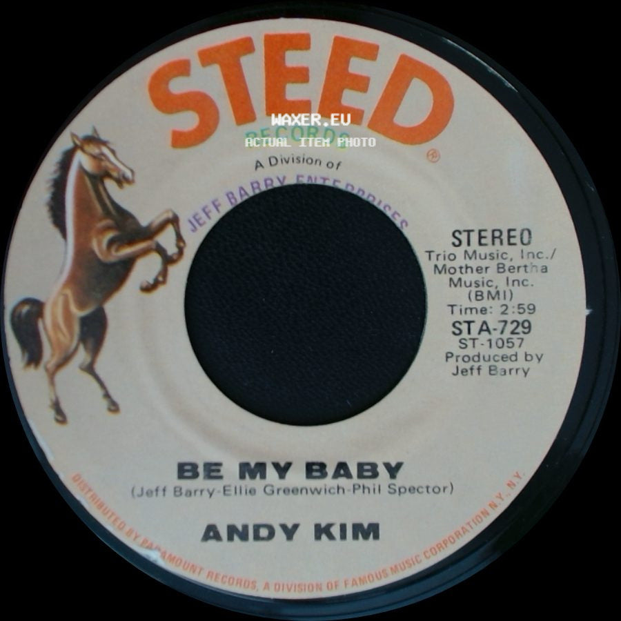 Andy Kim - Be My Baby / Love That Little Woman side A