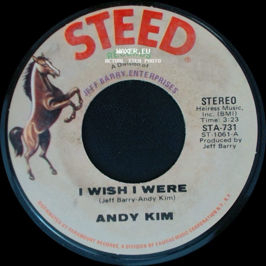 Andy Kim - I Wish I Were / Walkin' My La De Da side A