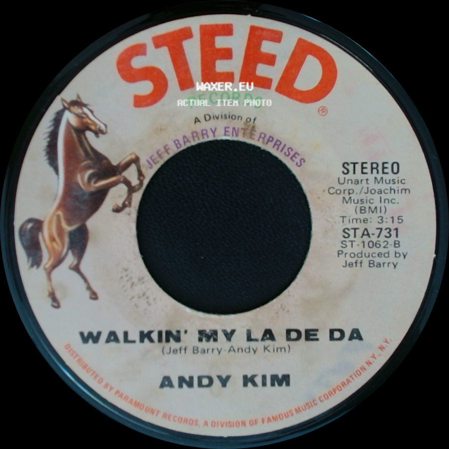 Andy Kim - I Wish I Were / Walkin' My La De Da side B