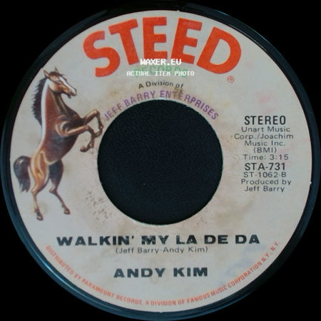 Andy Kim - I Wish I Were / Walkin' My La De Da side B
