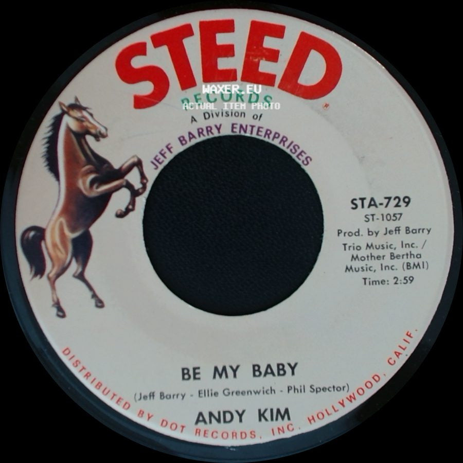 Andy Kim - Love That Little Woman / Be My Baby side B
