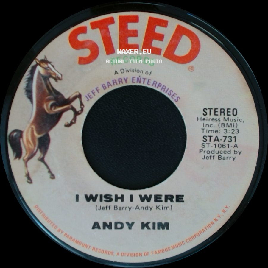 Andy Kim - I Wish I Were / Walkin' My La De Da side A