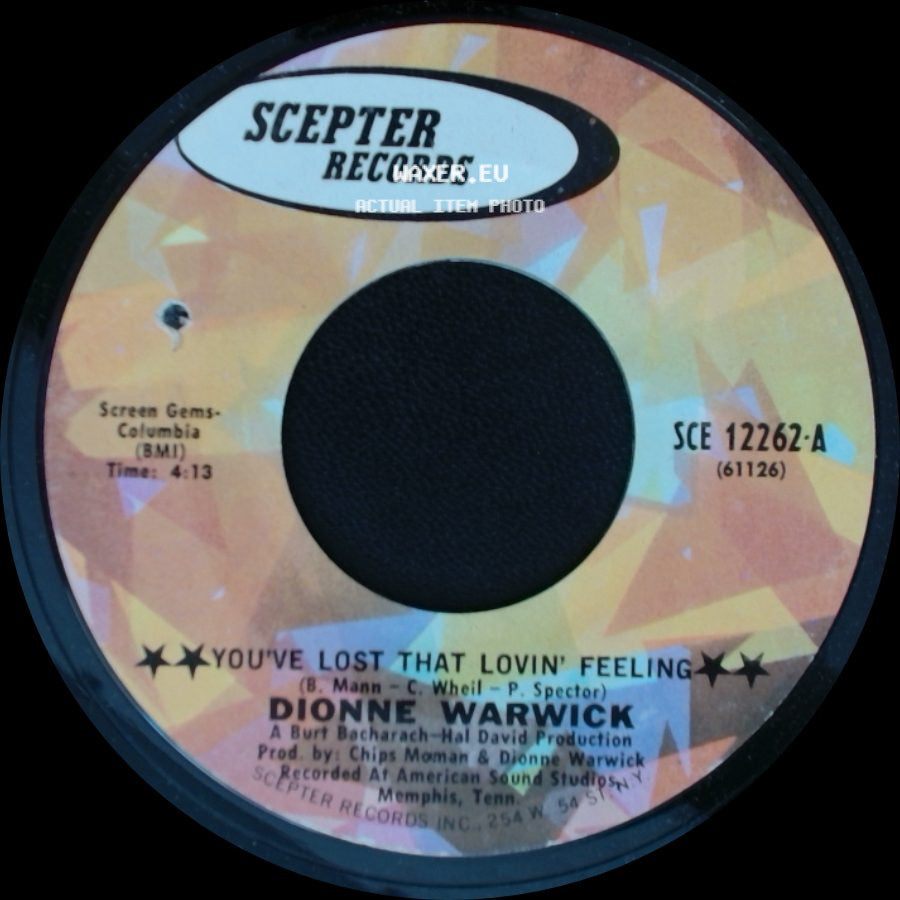 Dionne Warwick - You've Lost That Lovin' Feeling / Window Wishing side A