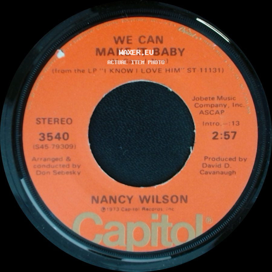 Nancy Wilson - Are We Losin' Touch / We Can Make It Baby side B
