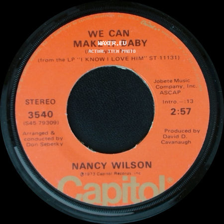 Nancy Wilson - Are We Losin' Touch / We Can Make It Baby side B