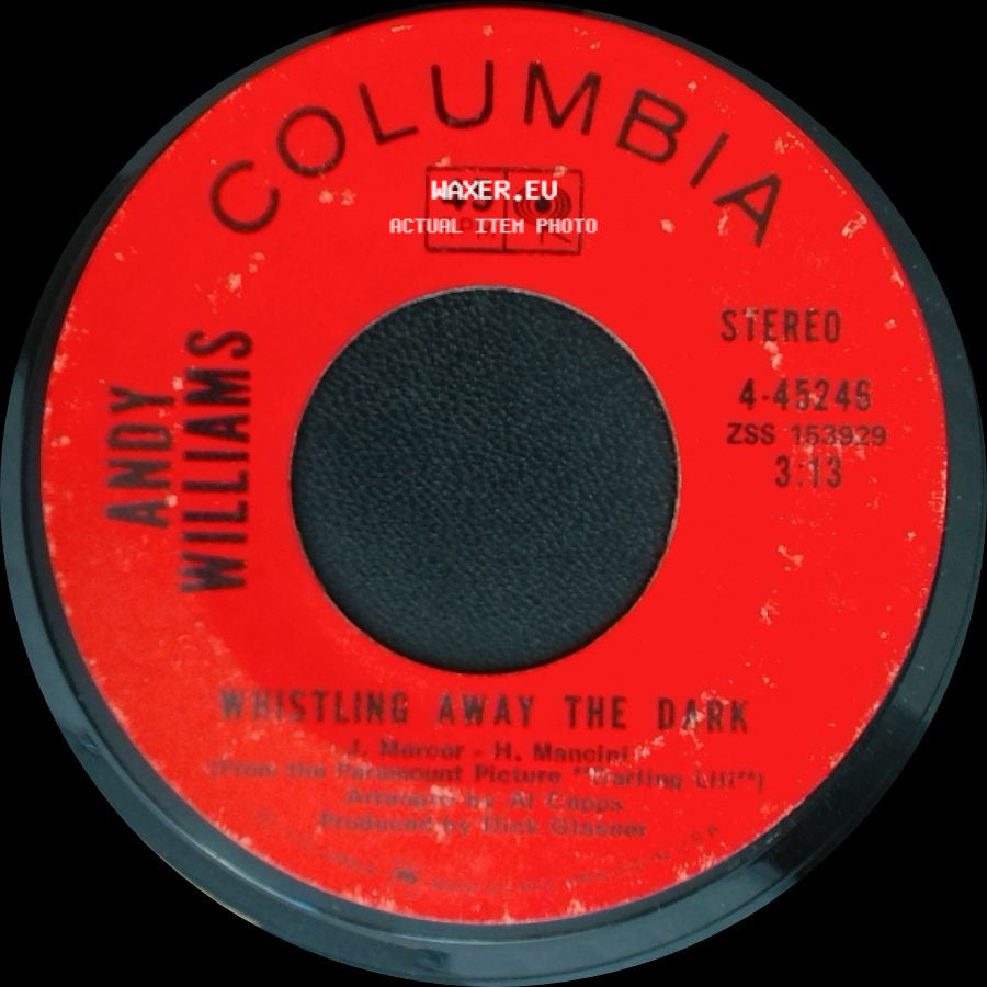 Andy Williams - Home Lovin' Man / Whistling Away The Dark side B