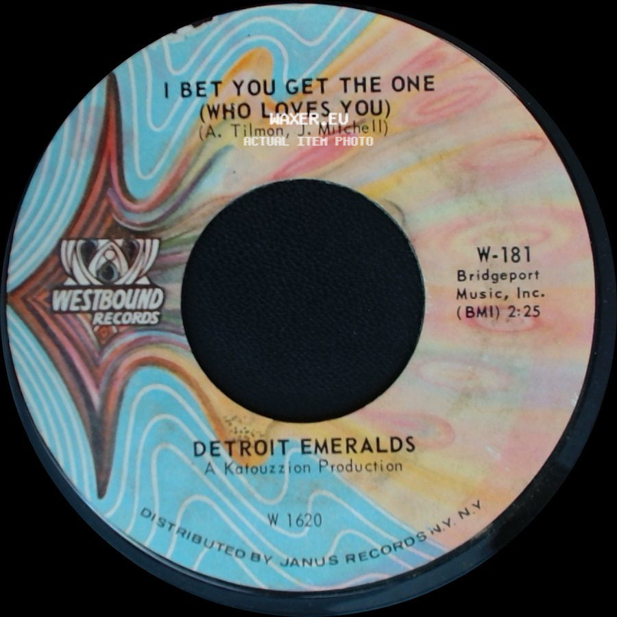 Detroit Emeralds - I Bet You Get The One (Who Loves You) / Wear This Ring (With Love) side A