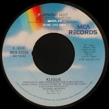 Klique - Stop Doggin' Me Around / Burning Hot side B