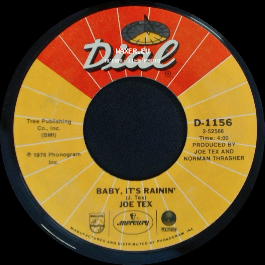 Joe Tex - Baby, It's Rainin' / Have You Ever side A