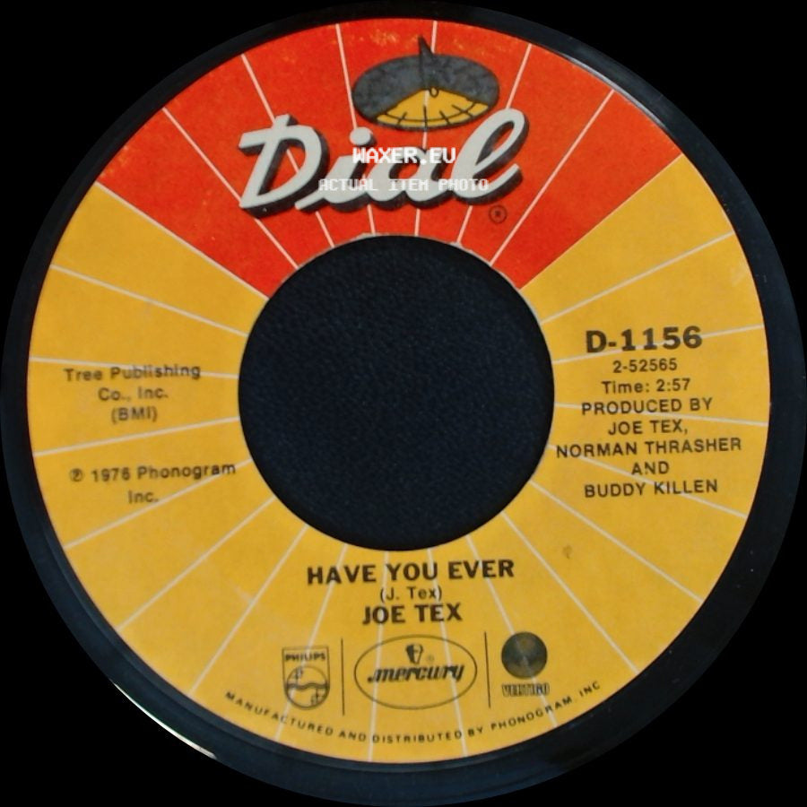 Joe Tex - Baby, It's Rainin' / Have You Ever side B