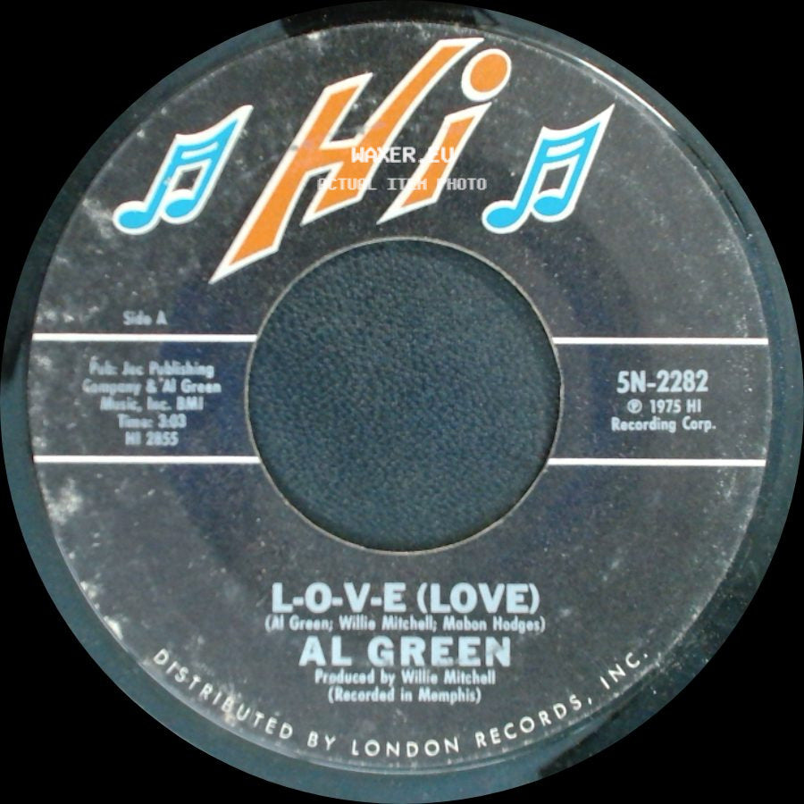 Al Green - L-O-V-E (Love) / I Wish You Were Here side A