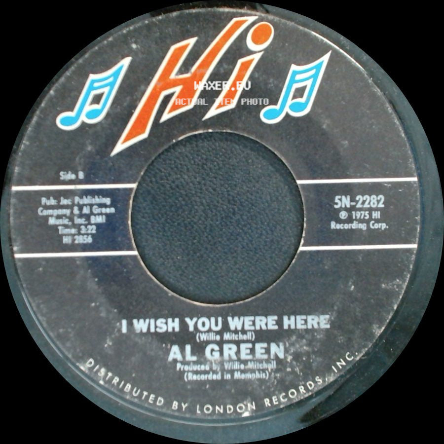 Al Green - L-O-V-E (Love) / I Wish You Were Here side B