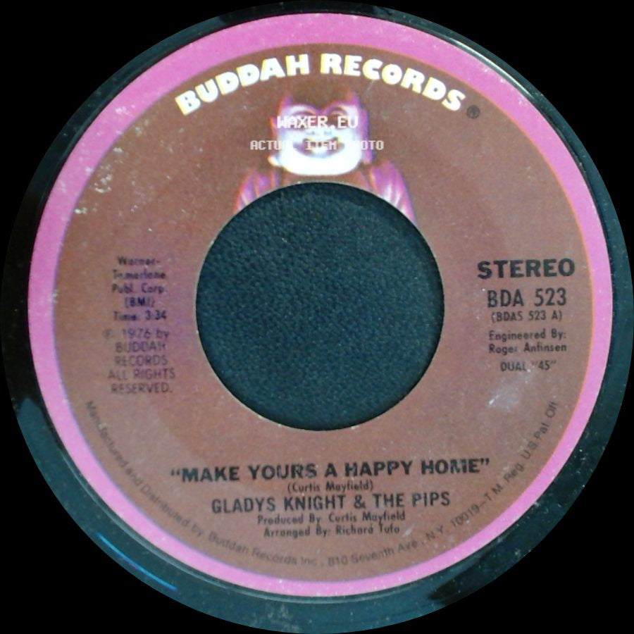 Gladys Knight & The Pips - The Going Ups And The Coming Downs / Make Yours A Happy Home side B