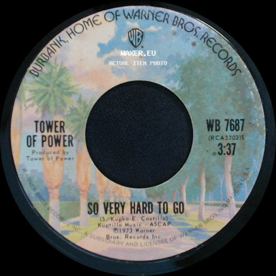 Tower Of Power - So Very Hard To Go / Clean Slate side A