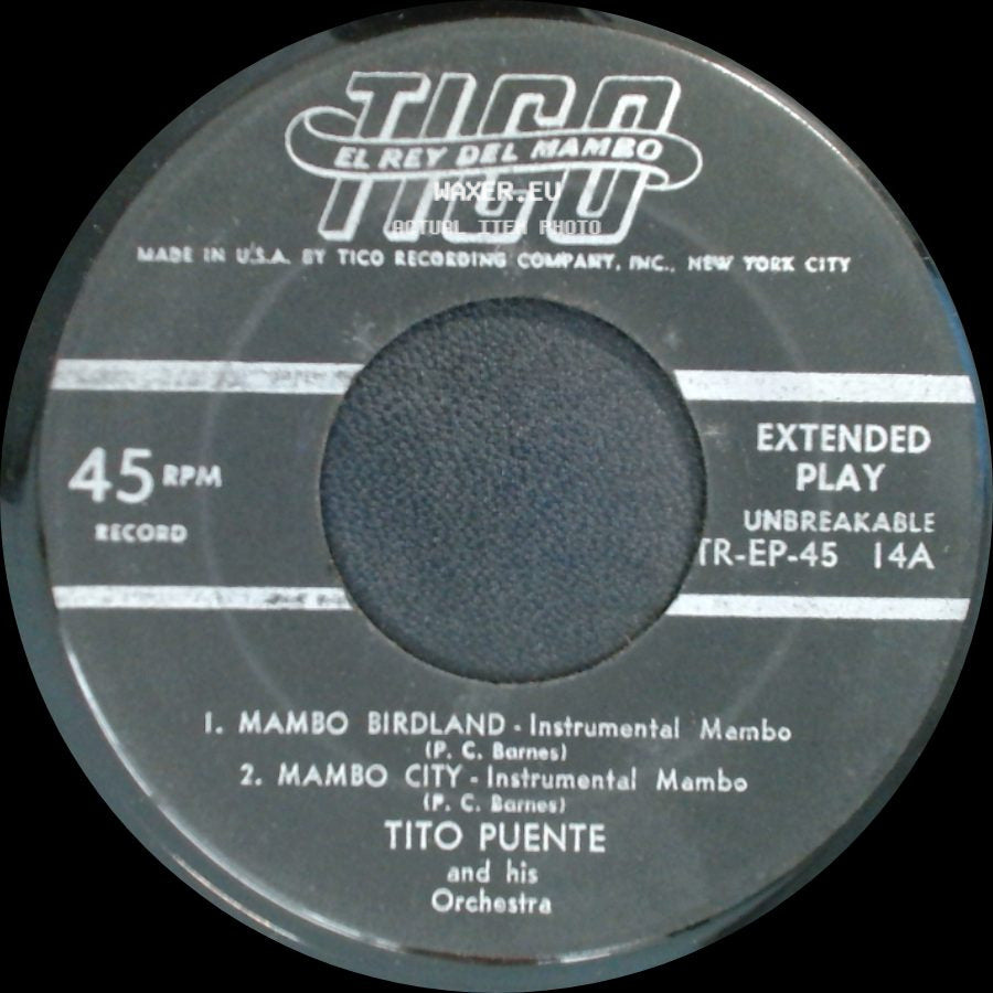 Tito Puente And His Orchestra - Mambo Mist / Mambo Night / Unknown Title B side B