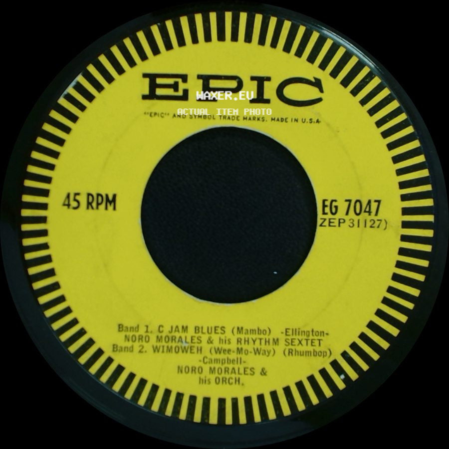 Noro Morales & His Rhythm Sextet / Noro Morales & His Orch. / Hector Pellot Sextet, Johnny Conquet - C Jam Blues / Wimoweh / La Bamba Mambo / Venus De Milo side A