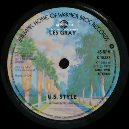 Les Gray - A Groovy Kind Of Love / U.S. Style side B