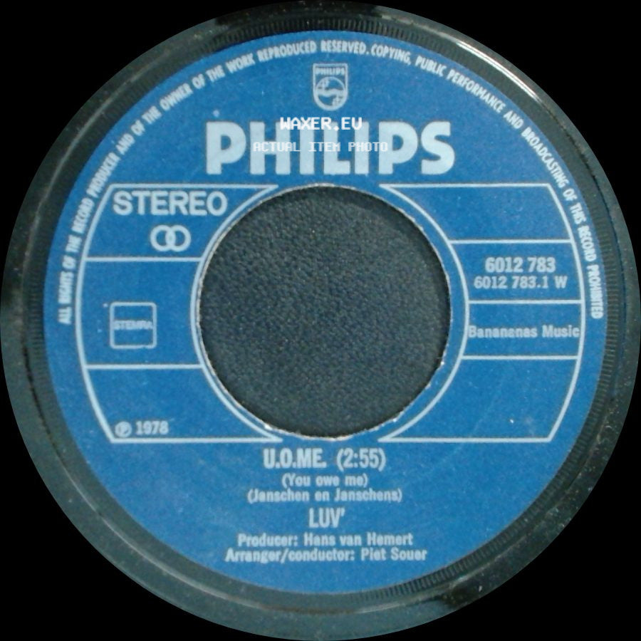 Luv' - Hang On / U.O.Me side B