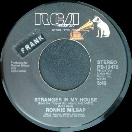 Ronnie Milsap - Stranger In My House / Is It Over side A