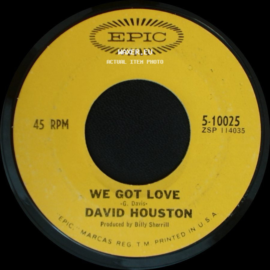 David Houston - Almost Persuaded / We Got Love side B