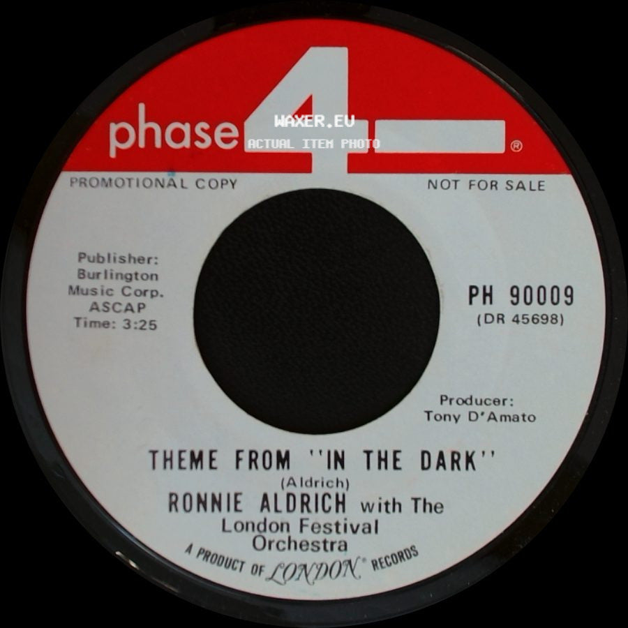 Ronnie Aldrich With The London Festival Orchestra - Theme From "In The Dark" / Midnight Cowboy side A