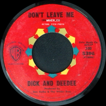 Dick And Deedee - Turn Around / Don't Leave Me side B