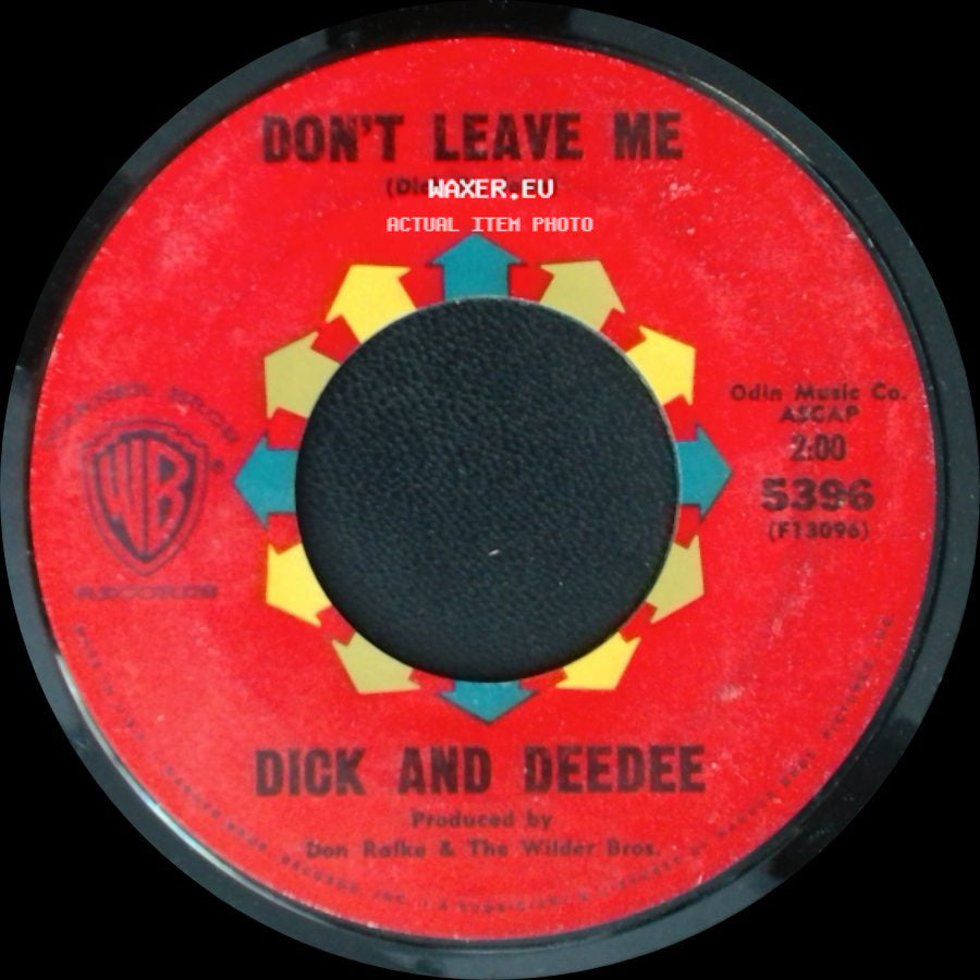 Dick And Deedee - Turn Around / Don't Leave Me side B