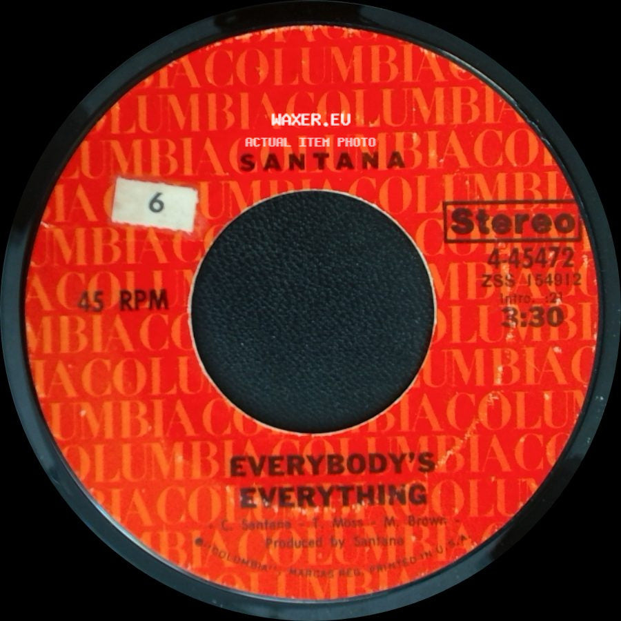 Santana - Everybody's Everything / Guajira side A