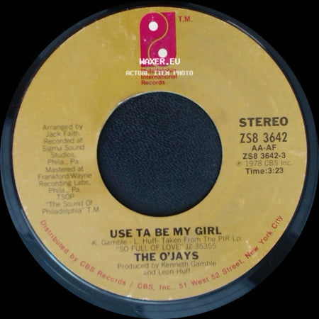 The O'jays - Use Ta Be My Girl / This Time Baby side A