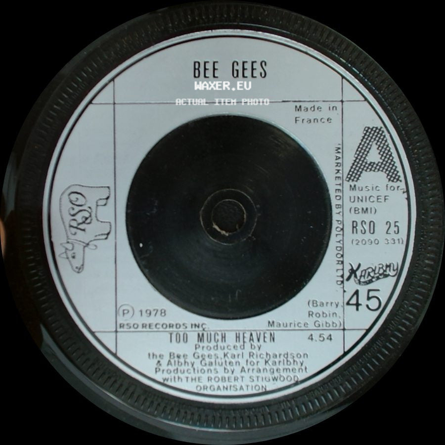 Bee Gees - Rest Your Love On Me / Too Much Heaven side B