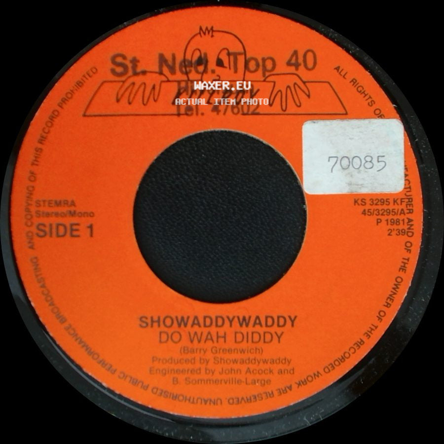 Showaddywaddy - Do Wah Diddy / You Are Love side A