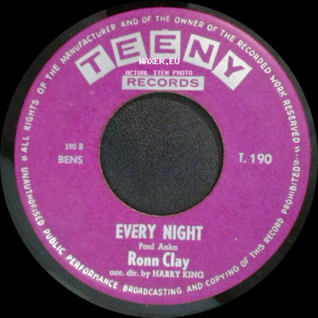 Ronn Clay - Every Night / Venus In Bluejeans side A