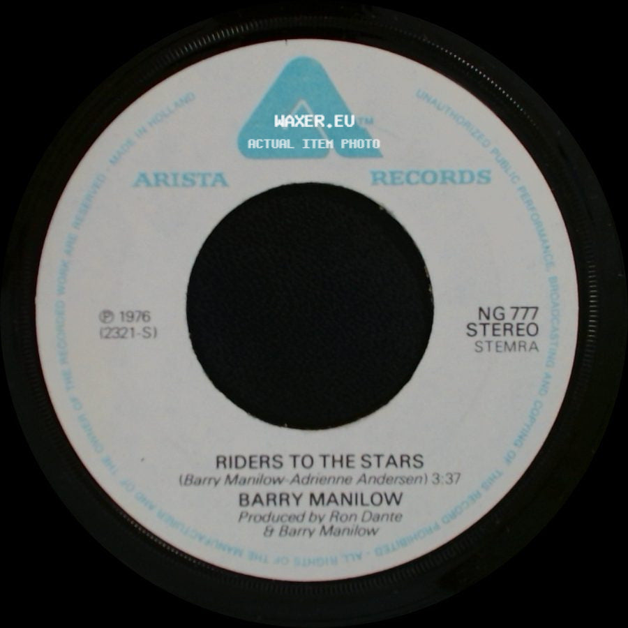 Barry Manilow - Riders To The Stars / This One's For You side A