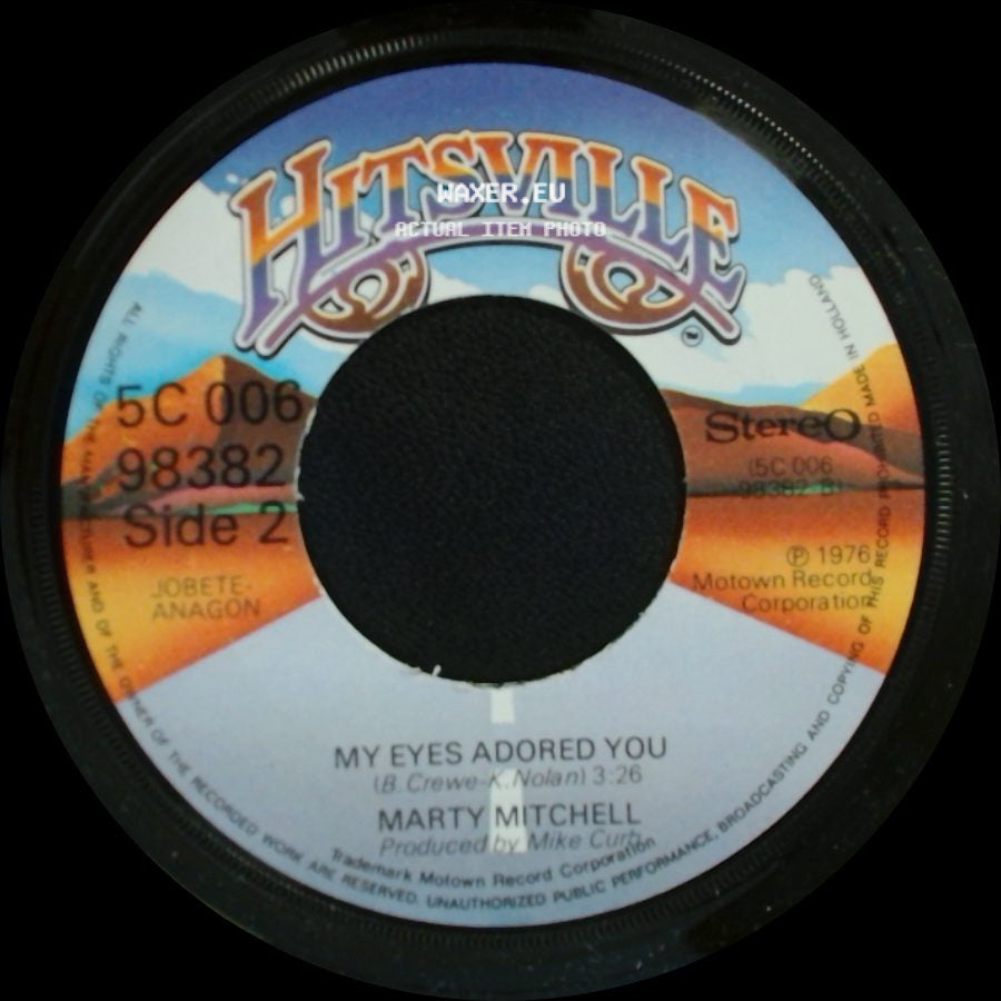 Marty Mitchell - Devil Woman / My Eyes Adored You side B