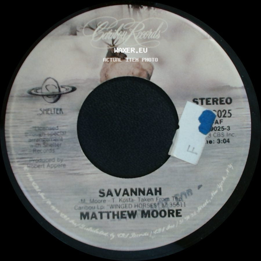 Matthew Moore - Moon Dew / Savannah side B