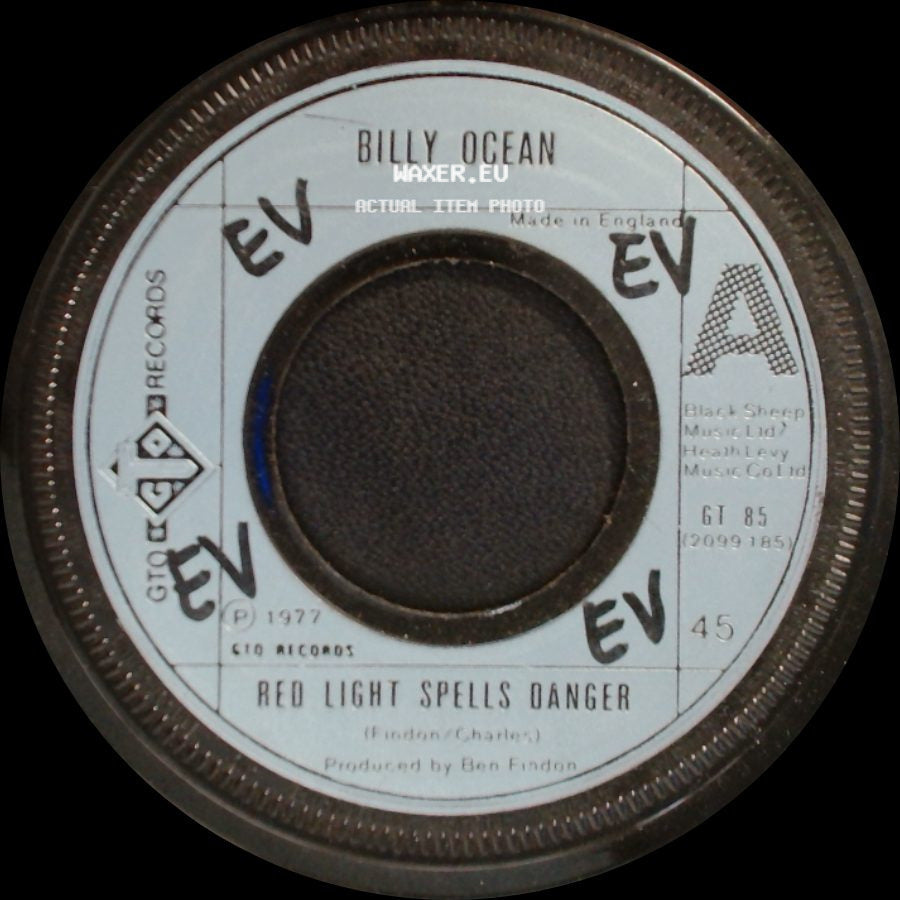 Billy Ocean - Red Light Spells Danger / Sweet Memories side A