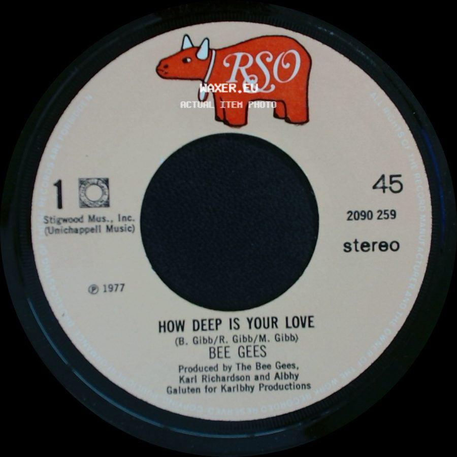Bee Gees - How Deep Is Your Love / Can't Keep A Good Man Down side A