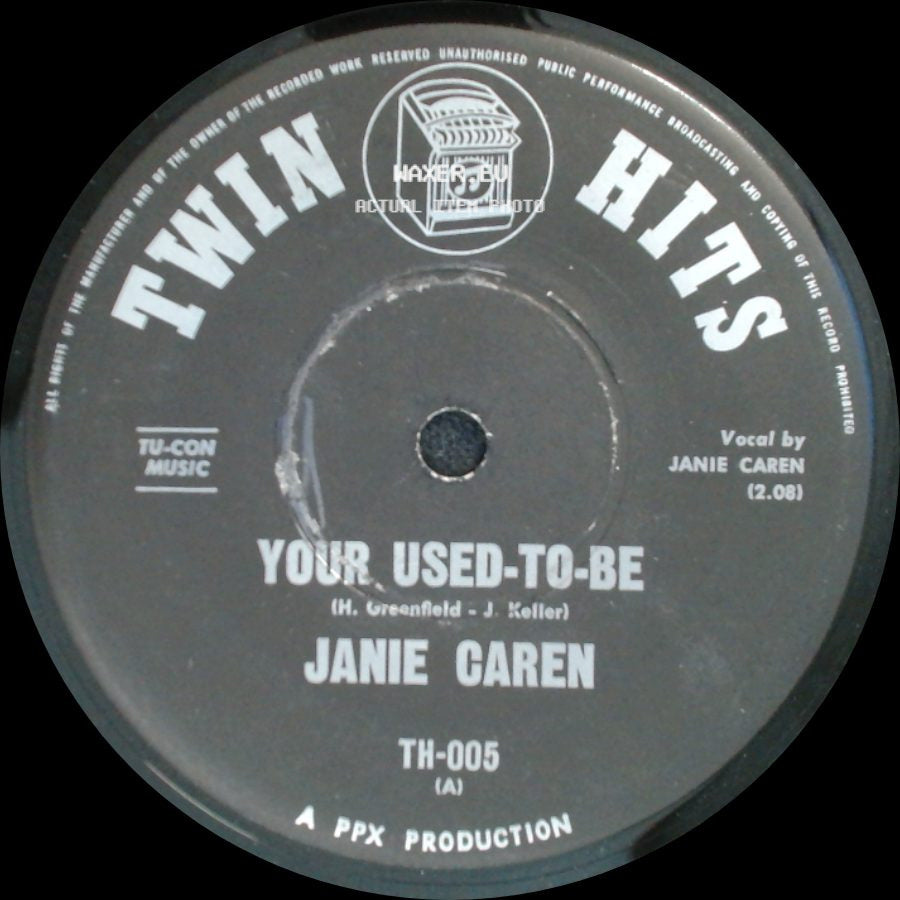 Chet Avery / Janie Caren - Walk Like A Man / Your Used-To-Be side B