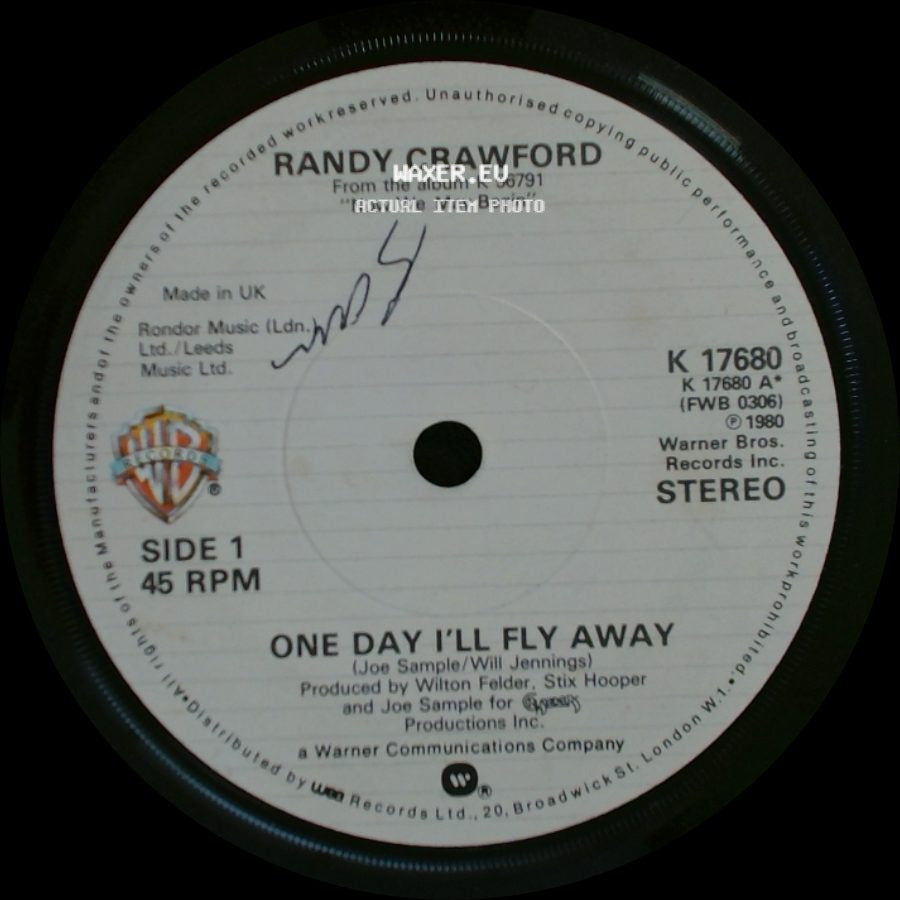Randy Crawford - One Day I'll Fly Away / Blue Flame side A