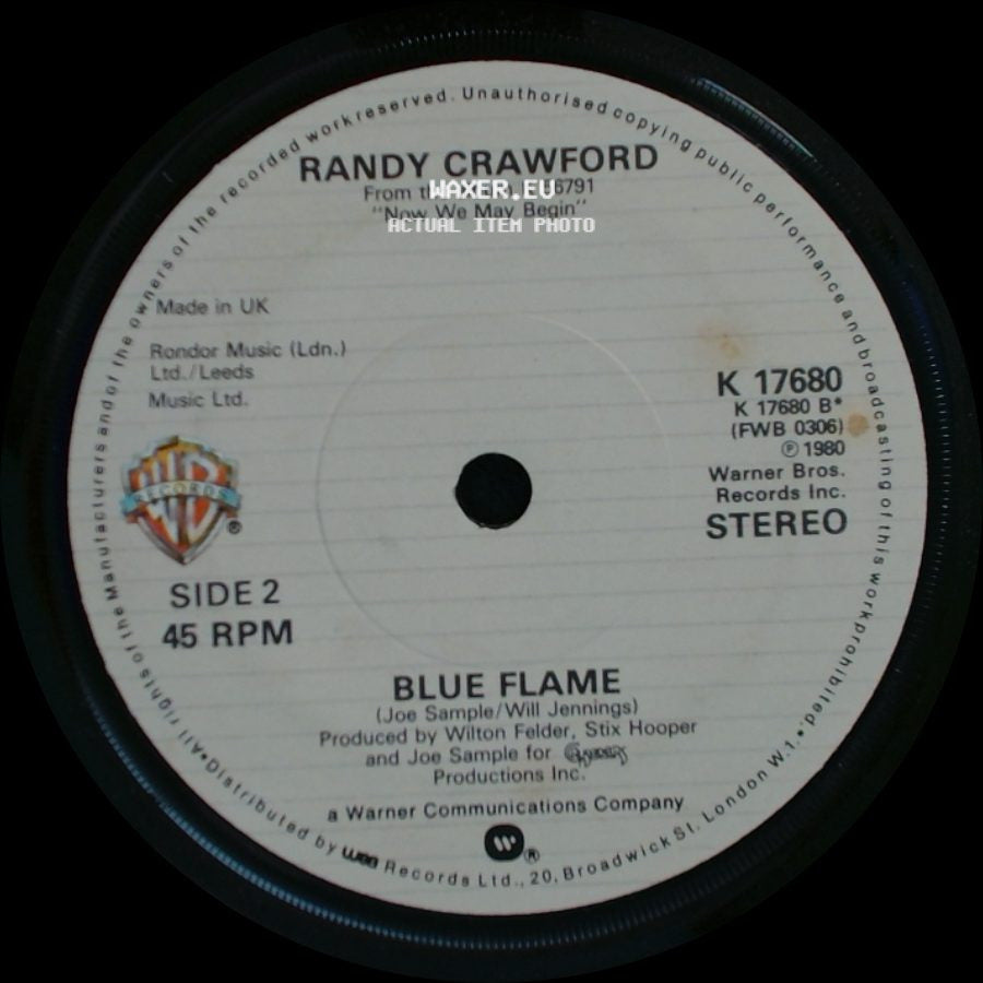 Randy Crawford - One Day I'll Fly Away / Blue Flame side B